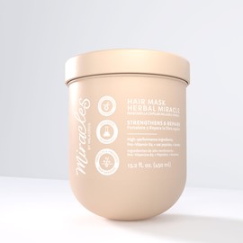 Herbal Miracle Repair Hair Mask – Intensive Hair Repair & Hydration – Strengthens, Protects & Restores Damaged Hair – With Pro-Vitamin B5, Oat Peptides, Keratin & Vitamin E Microbeads