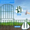 Adavin Animal Barrier Garden Fence,15 Pack Green 12''L x 25"