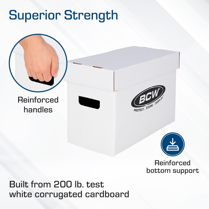 BCW Short Comic Storage Box - 10 Pack | Holds