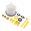 Radiator Coolant Filling Funnel Kit Spill Proof Universal Cooling System