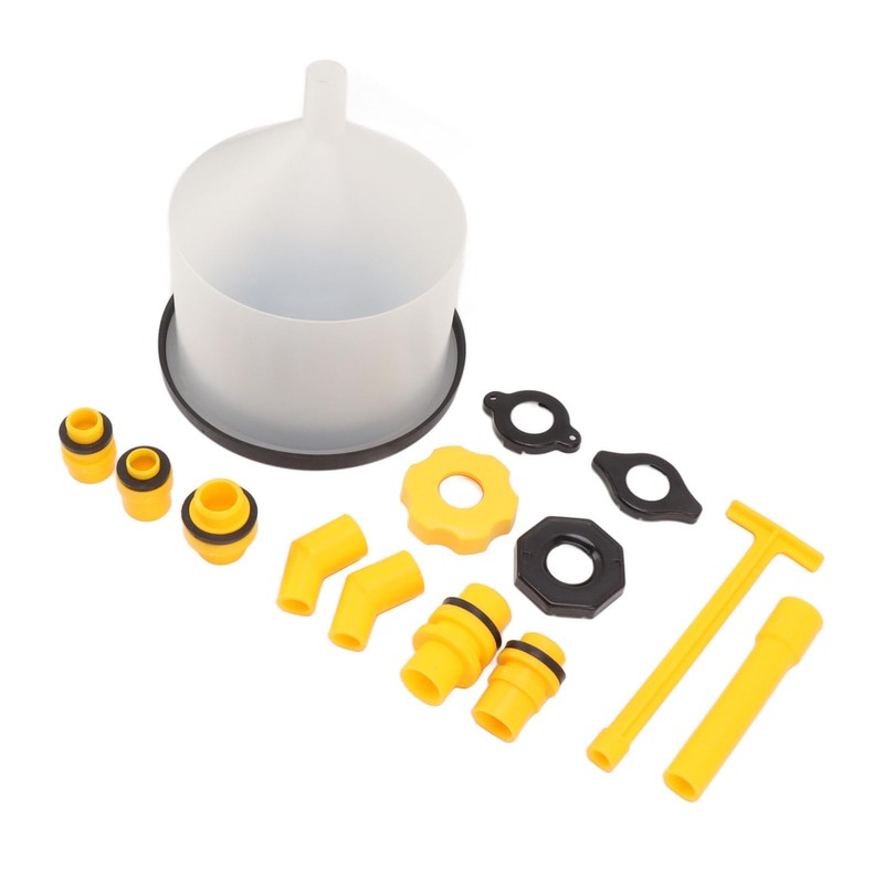Radiator Coolant Filling Funnel Kit Spill Proof Universal Cooling System