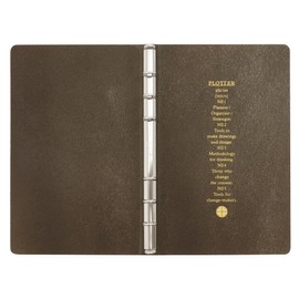 PLT Shrink 6 Hole Ring Leather Bible BK