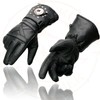 Milwaukee Leather SH231 Men's Black Leather Warm Gauntlet Motorcycle Cold