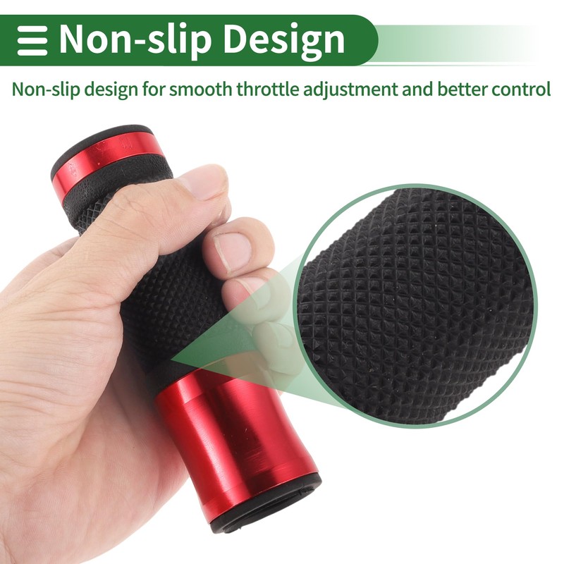 X AUTOHAUX 7/8" 22mm 15/16" 24mm Motorcycle Hand Grips Cover