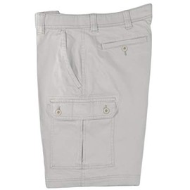 St. John's Bay Men's Power Stretch Cargo Shorts (Classic Stone) (32, Numeric_32)