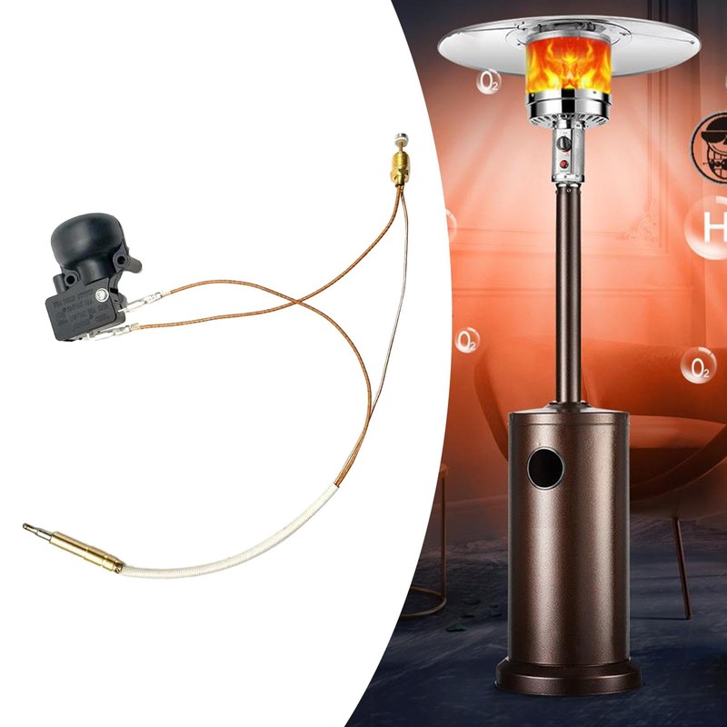 Generic Thermocouple Tilt Switch with M8 End Connection Nut Gas