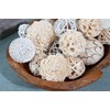 ANDALUCA Decorative Balls Bag Bowl Filler Home Decor (White)