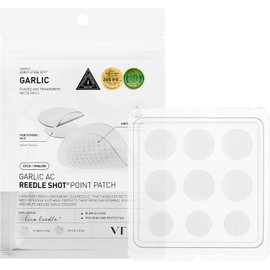 VT COSMETICS Garlic AC Reedle Shot Point Patch, Spot Patch for Early-Stage Blemishes (9 Patches)