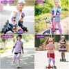Knee Pads for Kids Elbow Pads Wrist Guards with Drawstring