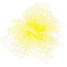Offray Tulle Craft Ribbon, 6-Inch by 25-Yard Spool, New Yellow