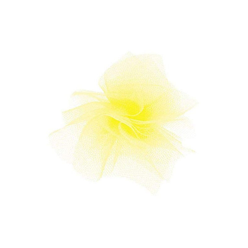 Offray Tulle Craft Ribbon, 6-Inch by 25-Yard Spool, New Yellow