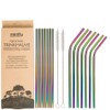 minify Stainless Steel Drinking Straws Set with Cleaning Brush -