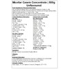 Micellar Casein Concentrate Protein Powder - All Flavours (500g, Unflavoured)