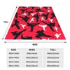 Colored Martial Arts Karate Microfiber Plush Throw Blanket, 80x60 inches,