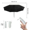 dogmoon Travel Umbrella, 8 Ribs Folding Travel Umbrella with Capsule