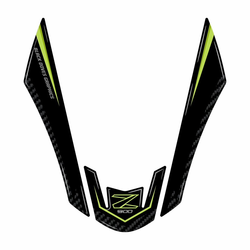 Resin Sticker Mudguard Compatible with Motorcycle Kawasaki Z900 Z 900