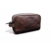 bark&bison Leather Travel Toiletry Bag - Handcrafted from Finest Full