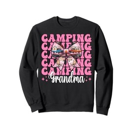 Camping Grandma RV Camping Camper Motorhome Nana Coquette Sweatshirt