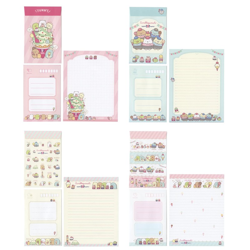 San-X LH76001 Baskin Robbins 31 Ice Cream Collaboration Letter Set