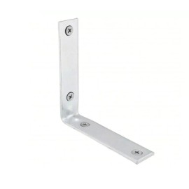 GRAINGER 4" LARGE CORNER BRACE BRACKET ZINC W SCREWS LOT OF 20 PIECES/COUNT NEW