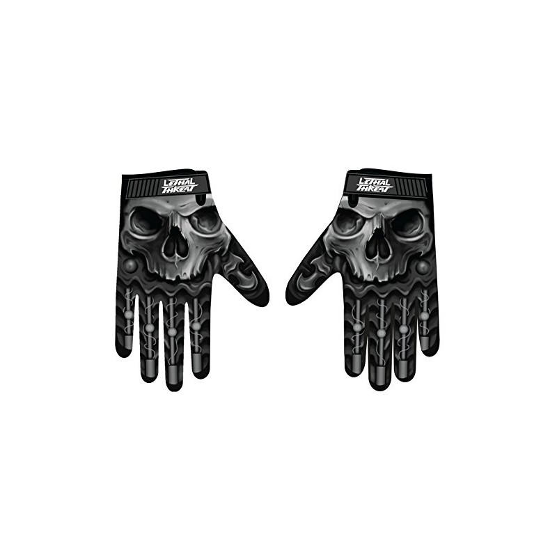 Lethal Threat GL15004XL Men's Gloves (Skull Men Hand)(Black, X-Large), 1