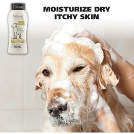 Wahl™ Champú Natural de Avena para Perros | 100% Ingredientes Naturales | Alivia la Piel Seca y Picazón | Con Harina de Avena, Coco, Aloe y Verbena de Limón | 710 ml (24 oz)