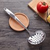 Stainless Steel Slotted Spoon, Straining Spoon with Oval Handle, Comfort