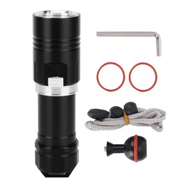 L2 LED Flashlight Torch 100M Diving Waterproof for Camping
Stepless Dimmingblack
