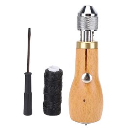 Leather Awl, Sewing Awl Kit Hand Awl Tool Stitching Awl Tool Stitching Awl Tool Kit DIY Leather Sewing Tool for Leather Fabric Supplies(1)