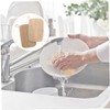 Outanaya 10pcs Natural Loofah Dishwashing Sponges Scrubber for Safe Cleaning