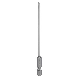 HARFINGTON #1 Phillips Screwdriver Bit PH1 1/4" Hex Shank 4" (100mm) Long Magnetic S2 Steel Industrial Grade Screw Driver Bit Cross Head Electric Drill Bits 0.098" (2.5mm) Rod