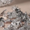 20 Grams Leaf Sheets, Silver Plated Brass Crafting Flakes, for