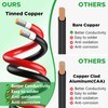 Oududianzi Solar Extension Cable 50Ft, Solar Wire 10AWG, 10 Gauge