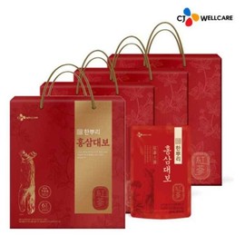 4 boxes of Hanppuri Hongsamdaebo (50ml x 24 pieces) / 한뿌리 홍삼대보(50ml x 24입) 4박스