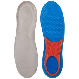 PROFOOT Ultra Gel Massaging Insoles Men's Size 8-13 1 Pair Gel Inserts for Heel & Arch Support & Comfort Helps Relieve Foot Pain
