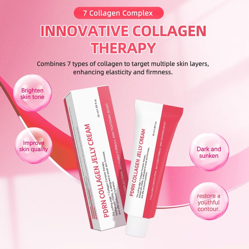 Collagen Jelly Cream -Collagen Face Cream for Deep Hydration, Skin