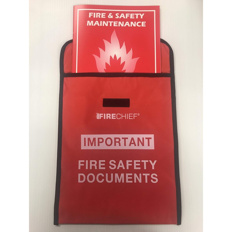 FIRE SAFETY DOCUMENT HOLDER FABRIC COMPLIANT LANDLORD RETAIL HEALTH &