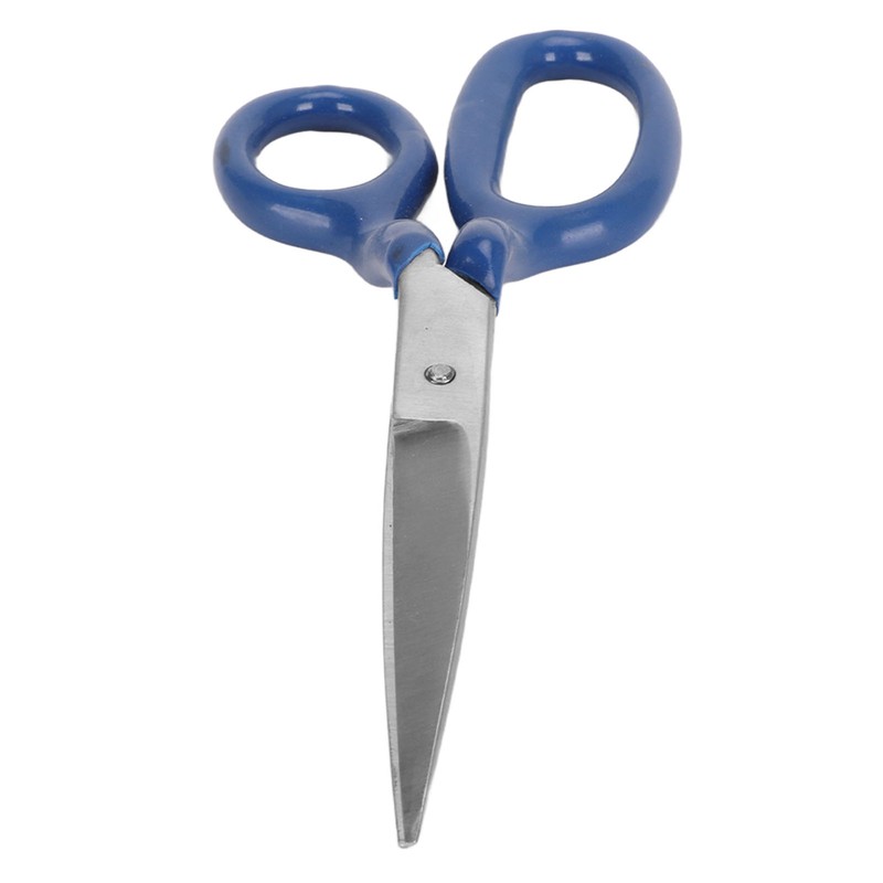 Carpet Scissors Blue 7.1in Stainless Steel Blade Ergonomic Curved Handle