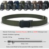 LionVII Elastic Ratchet Belt with Automatic Buckle, Adjustable and Stretchable,