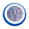 Kisangel 2pcs Multi-Functional Home Hygrometer Round Thermometer Digital Indoor Room