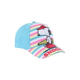 Sun City Peanuts Snoopy Girls' Baseball Cap, turquoise