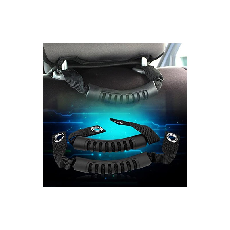 Qiilu Grab Bar for Car Headrest 2 Pieces Car Rear