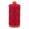 Aurifil Cotton Mako 50wt 1300m 2-Pack: (Natural) White + Red