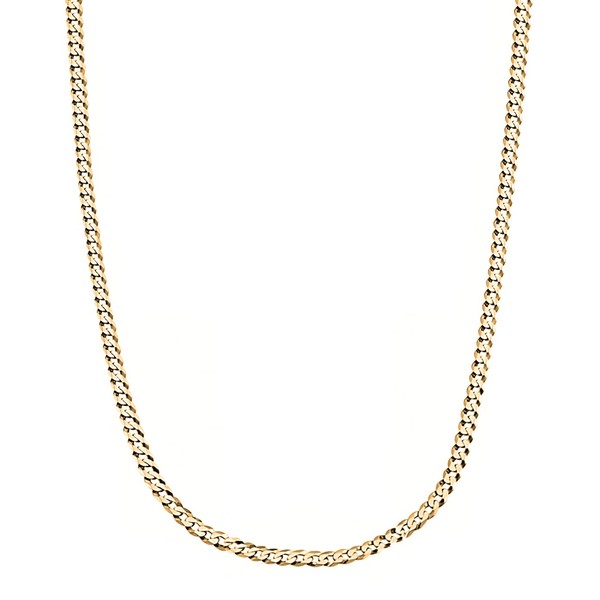 Savlano 14K Gold Plated 925 Sterling Silver 3mm Italian Solid