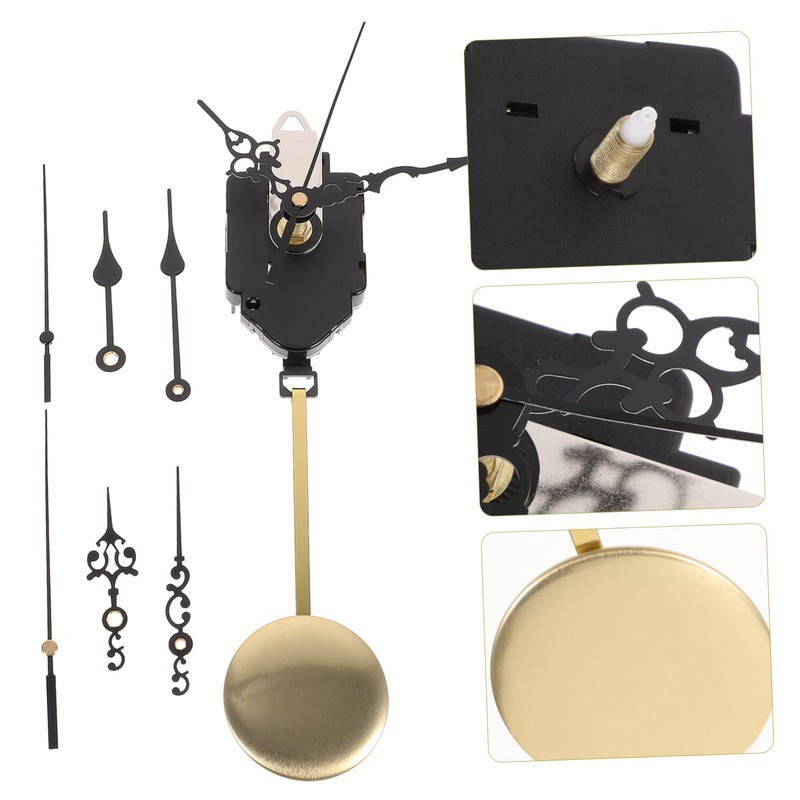 TEHAUX 1Set Wall Clock Mechanism Kit for DIY Clock Repair