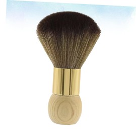 Ipetboom Barber Hair Styling Brush with Wooden Handle Soft Bristle Hair for Salon Use for Haircut Cleanup and Fashionable Hairstyles