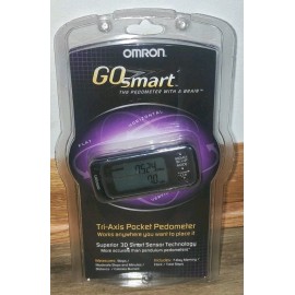 OMRON GO SMART TRI-AXIS POCKET PEDOMETER WITH A BRAIN HJ-303 BRAND NEW SEALED