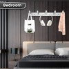 Maxzwell Wall Mount Coat Rack with 5 Chrome Hooks –
