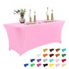 IVAPUPU 6FT Table Cloth for Rectangular Fitted Events - Stretch