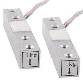 Wishiot 2PCS Digital Load Cell Weight Sensor 1kg 5kg 10kg 20kg High Precision Miniature Load Cells for Arduino DIY Electronic Portable Kitchen Scale Sensors